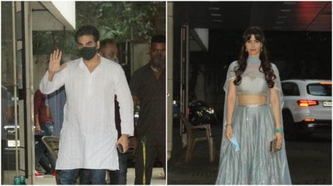 Arbaaz Khan reaches brother Sohail’s residence with girlfriend Giorgia for Ganesh Chaturthi