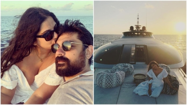 Rhea Kapoor and Karan Boolani have fun on a yacht on Maldives honeymoon. See pics