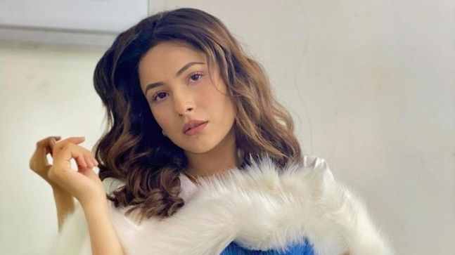 Shehnaaz Gill says Honsla Rakh to herself in new viral video from film's promotions. Watch