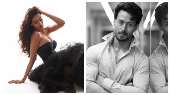 Disha Patani in black strapless tulle gown will leave you spellbound. Tiger Shroff comments - Vimarsana News