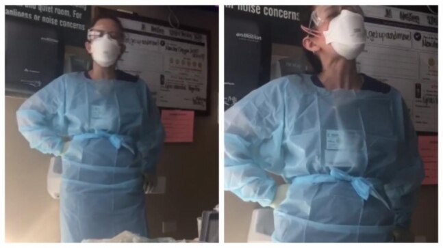 Nurse sings soulful song to Covid-19 patient in viral video. Internet hearts it