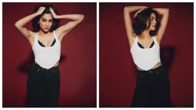 Bunty Aur Babli 2 actress Sharvari's casual monochrome look is ultra glam. See pics