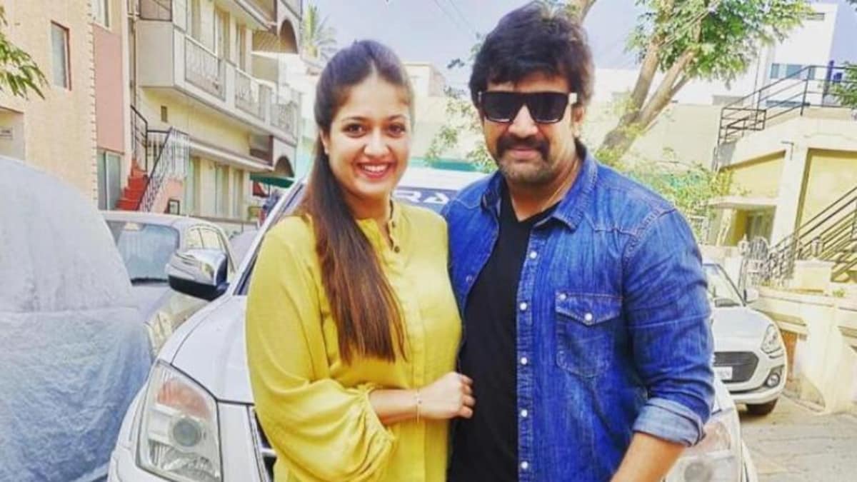 Chiranjeevi Sarja's birth month is here. Meghana Raj and his fans ...