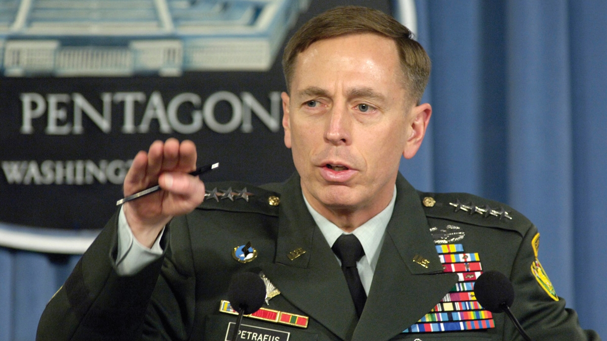 Former CIA director General David H Petraeus