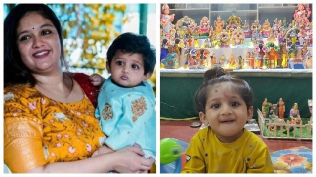 This is how Meghana Raj's son Raayan Raj Sarja celebrated his first Dussehra - Vimarsana News