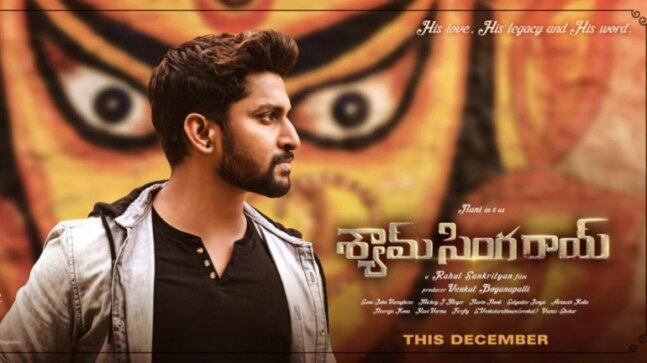 Nani plays Vasu in Shyam Singha Roy, film to release in December. See poster