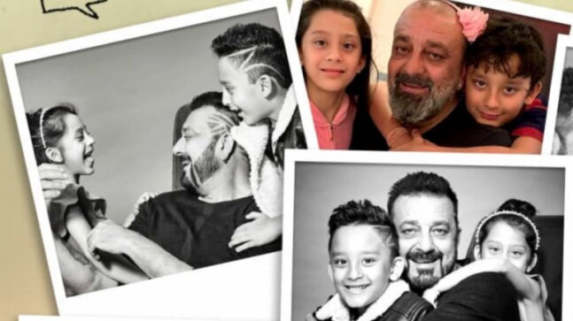 Sanjay Dutt wishes love and happiness for kids Iqra and Shahraan on their birthday