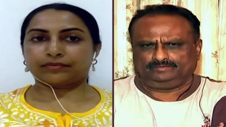 The wife of NCB zone director Sameer Wankhede, Kranti Redkar, and his father Dnyandev Wankhede