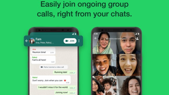 WhatsApp users can now join ongoing calls right straight from their group chats - Vimarsana News