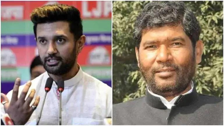 EC allots new party name, symbols to LJP factions led by Chirag Paswan, Pashupati Paras - India News