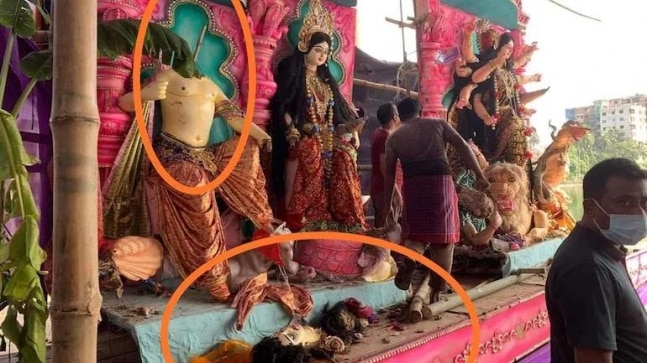 Vandalisation of Durga Puja pandals in Bangladesh 'disturbing', in touch with authorities: MEA