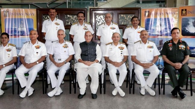 Role of Indian Navy important in national security: Rajnath Singh at Naval Commanders' Conference