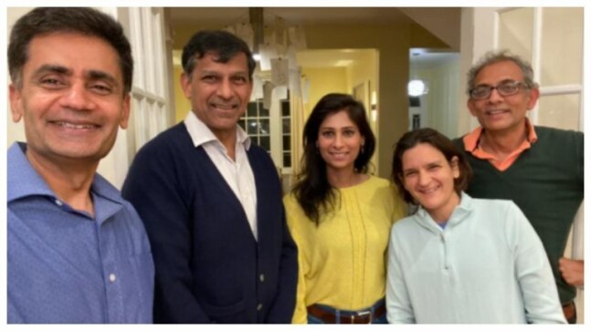 IMF economist Gita Gopinath posts pic with Raghuram Rajan and Abhijit Banerjee. Brain power, say netizens