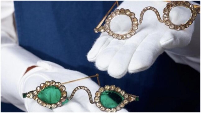 Bejewelled Mughal-era glasses expected to fetch up to $3.5 million at auction