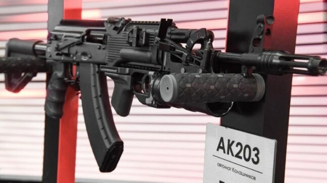 UP's Amethi set to make AK203 Kalashnikov assault rifles as India-Russia ink pact