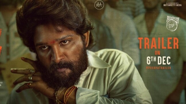 Allu Arjun's Pushpa trailer to release on December 6. See new poster