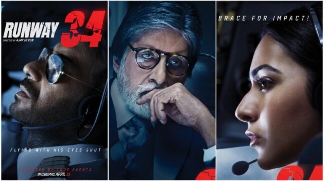 Ajay Devgn, Amitabh Bachchan and Rakul Preet’s MayDay is now Runway 34. See new posters
