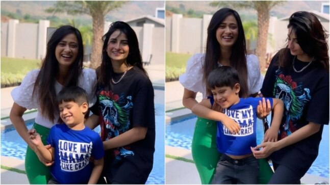 Shweta Tiwari enjoys a small getaway with her kids. Says we were together, I forget the rest