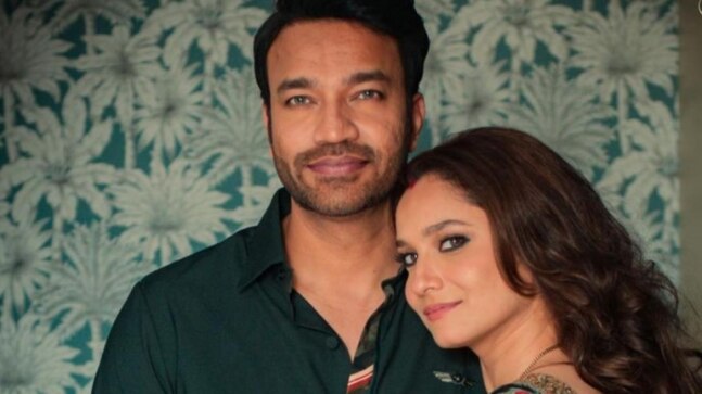 Newlyweds Ankita Lokhande, Vicky Jain step into new home after griha pravesh puja