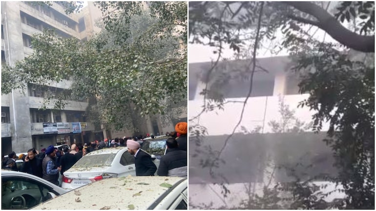 A blast took place in Ludhiana court complex on Thursday. (Image: India Today) A blast took place in Ludhiana court complex on Thursday. (Image: India Today)