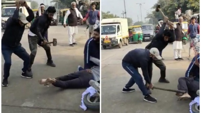 Man left with broken leg after goons attack him with hammer, rod in Faridabad | Watch - Vimarsana News