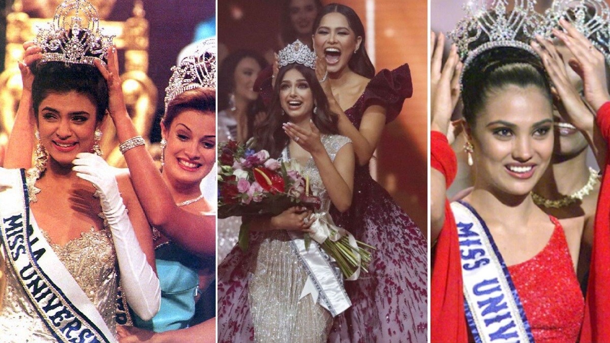 Sushmita Sen Lara Dutta And Harnaaz Sandhu India S 3 Miss Universe Winners Lifestyle News Sushmita Sen Lara Dutta And Harnaaz Sandhu India S 3 Miss Universe Winners Lifestyle News