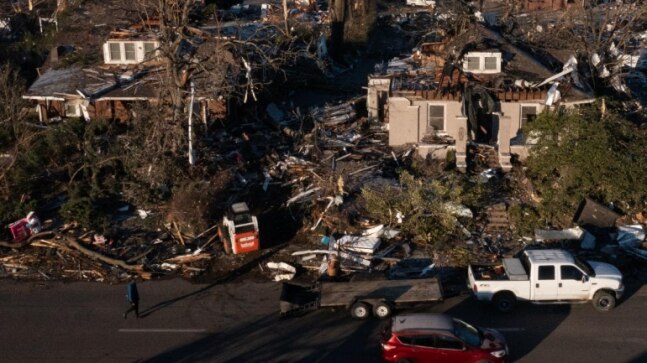 US President Biden to take stock of damage as tornadoes kill 64 in Kentucky - Vimarsana News