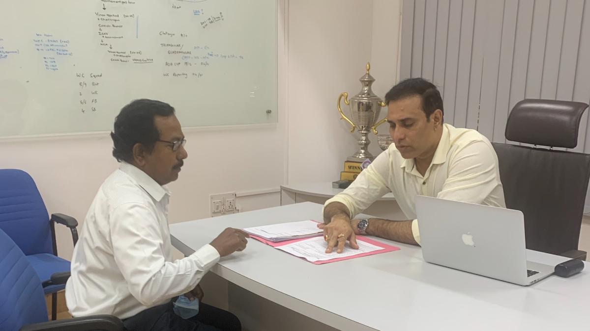 VVS Laxman takes over as NCA chief, shares photo from 'first day in office': An exciting new challenge