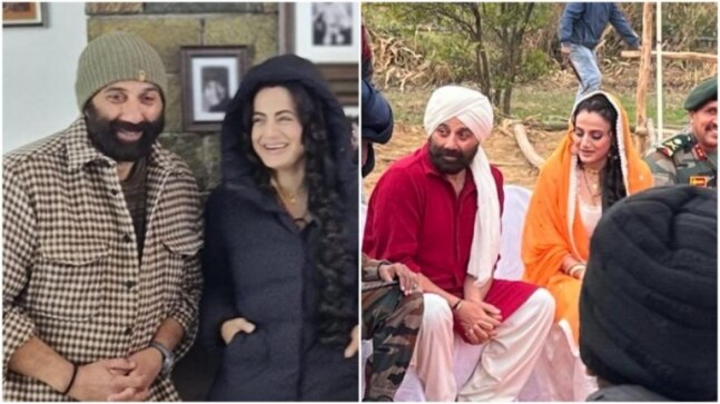 Sunny Deol, Ameesha Patel wrap up Palampur schedule of Gadar 2, fans say eagerly waiting for the film