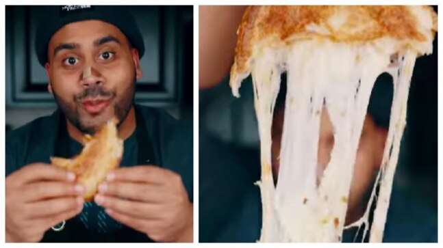 Chef whips up puff pastry pizza with parathas in viral video. Wow, says Internet