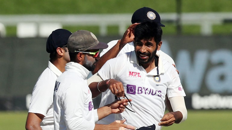 India leads the Cape Town Test on an exciting day after Jasprit Bumrah's exploits Jasprit Bumrah took 5-wicket haul as India beat South Africa for 210 (Reuters Photo)