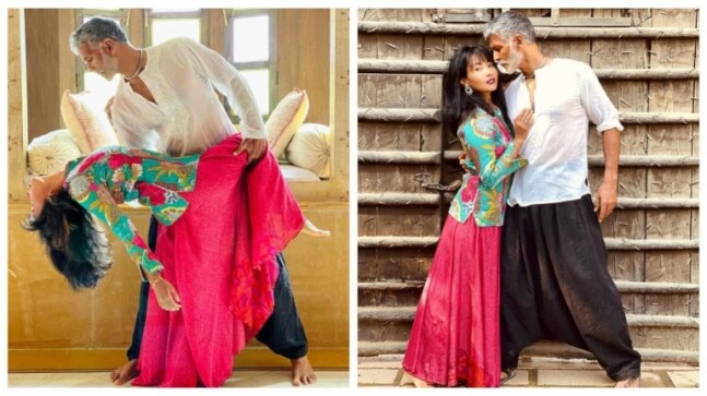 Milind Soman shares loved-up pics with Ankita Konwar from their New Year vacation in Jaisalmer