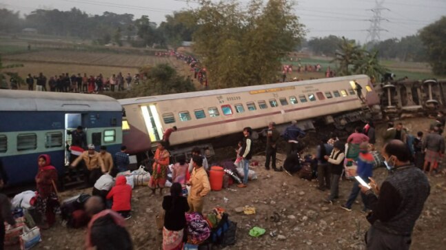 Guwahati-bound Bikaner Express derails in West Bengal's Jalpaiguri; rescue ops on