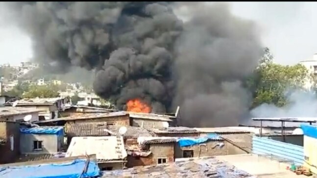 Fire breaks out at godown in Mumbai's Ghatkopar area