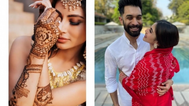 Mouni Roy's mehendi design with Suraj Nambiar's initials is what Bollywood shaadis are made of