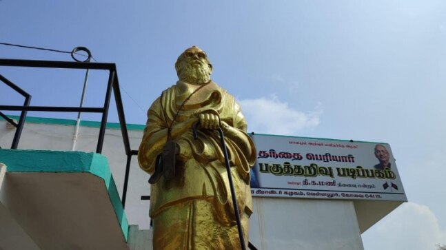 Miscreants desecrate Periyar statue in Tamil Nadu's Coimbatore