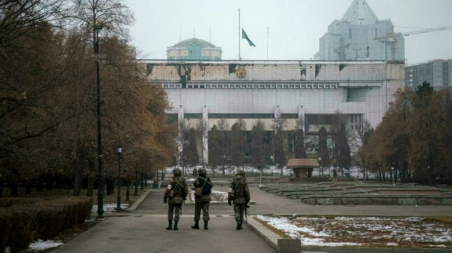 UN slams Kazakhstan after soldiers seen wearing UN helmets amid unrest - Vimarsana News