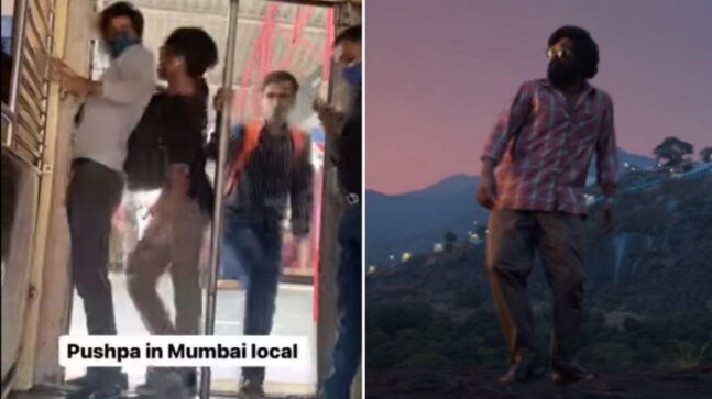 Man pulls off Allu Arjun’s Srivalli hook step while boarding a Mumbai local train. Hilarious video