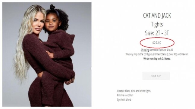 Khloe Kardashian lists daughter’s used clothes for sale at thrice the price. Internet is divided