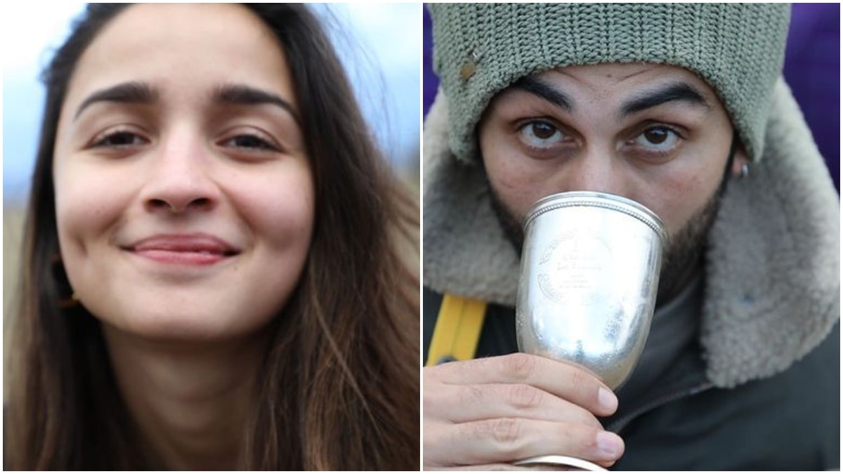 Alia Ranbir NewYear pics