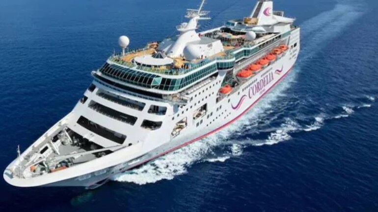 66 Covid patients on Cordelia cruise not isolated, passengers protest inside Cordelia cruise ship