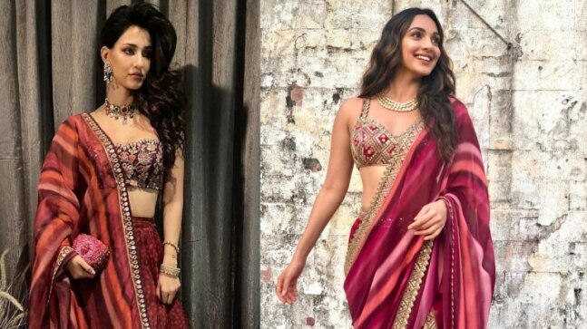 Disha Patani in Rs 78k royal lehenga reminds us of Kiara Advani. Who looked better?