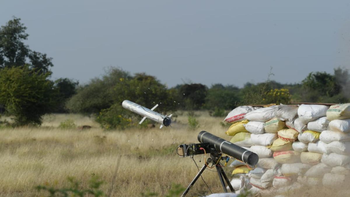 DRDO flight tests man-portable anti-tank guided missile