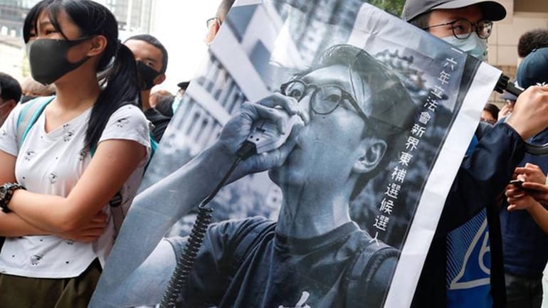Hong Kong democracy activist Edward Leung released from prison - World News
