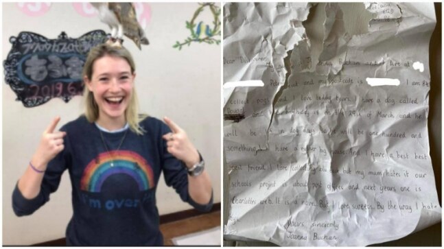 Woman threw a message in a bottle from Scotland in the sea. 25 tears later, this happened