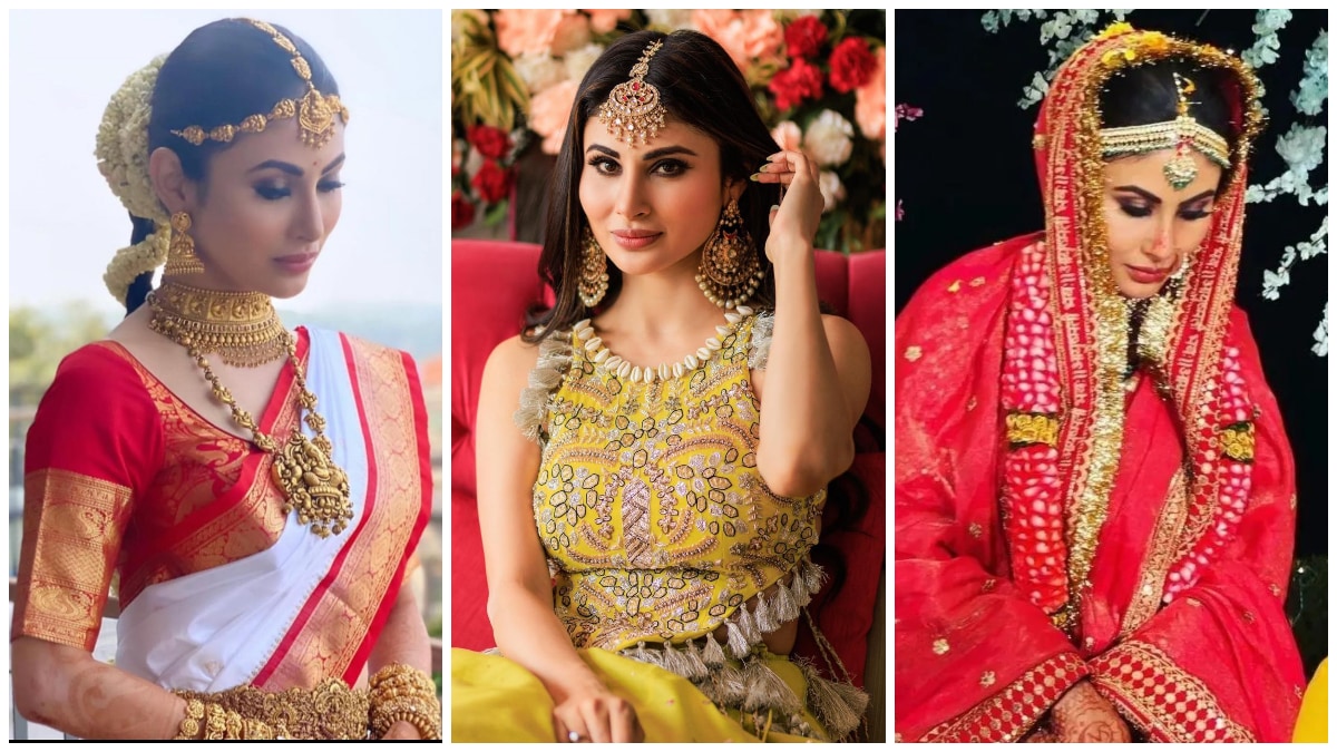 All the outfits Mouni Roy wore for her wedding. In pics - Lifestyle News