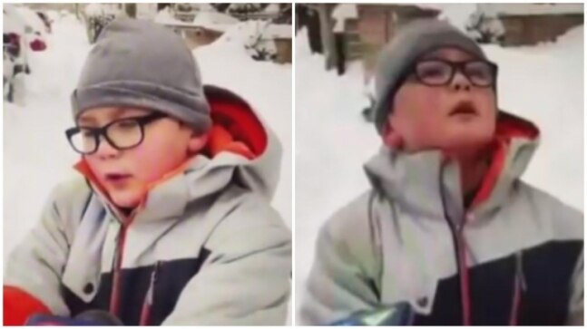 9-year-old Toronto kid goes viral for his hilarious reaction while shovelling snow. Too relatable, says Internet - Vimarsana News