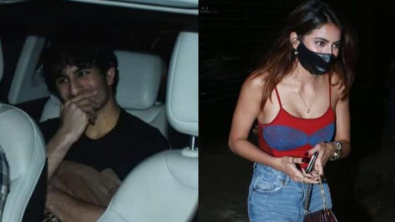 Palak Tiwari spotted with Ibrahim Ali Khan outside restaurant. What's cooking? - Movies News