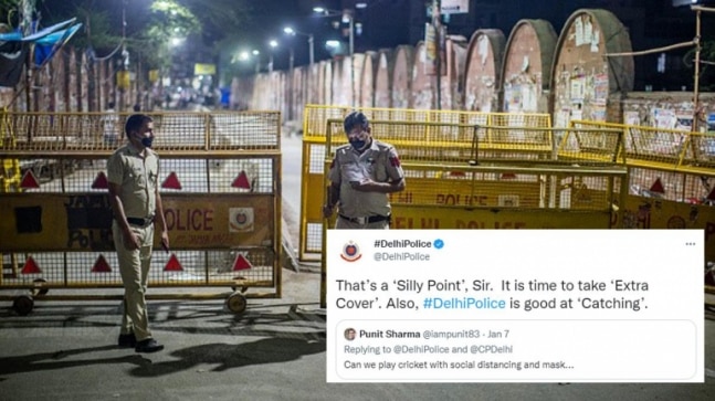 Man asks if he can play cricket during weekend curfew. Delhi Police's response is viral