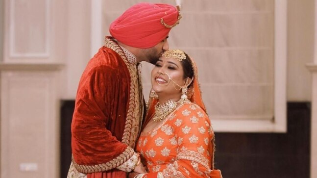Afsana Khan shares beautiful wedding pics with Saajz, says our happily ever after begins now - Vimarsana News